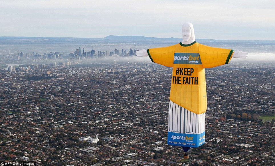 Floating Christ The Redeemer Causes Outrage In Melbourne
